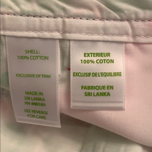 SOLD Lilly Pulitzer Green Pink Callahan Shorts 2 - Picture 8 of 8